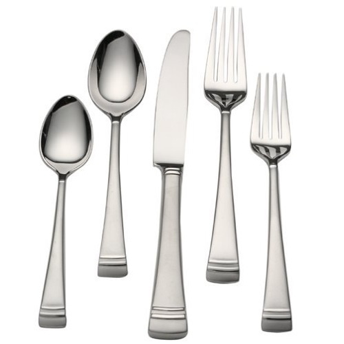 Lenox Federal Platinum Frosted 20pc Flatware Set, 3.2 LB, Metallic, Only $92.60, You Save $87.35 (49%)