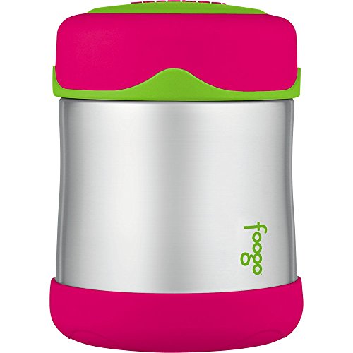 Thermos Foogo Vacuum Insulated Stainless Steel 10-Ounce Food Jar, Watermelon/Green, only  $11.46