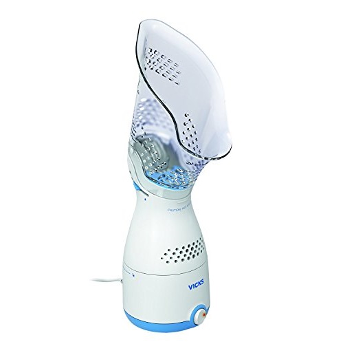 Vicks Personal Sinus Steam Inhaler Face Steamer or Inhaler with Soft Face Mask for Targeted Steam Relief, Aids with Sinus Problems, Congestion, Cough, Only $24.99