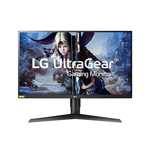LG 27GL83A-B 27 Inch Ultragear QHD IPS 1ms NVIDIA G-SYNC Compatible Gaming Monitor, Black $379.99