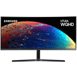Samsung Business CH890 Series 34 inch WQHD 3440x1440 Ultrawide Curved Desktop Monitor for Business, 100 Hz, USB-C, HDMI, DP, 3 Year Warranty (LC34H890WJNXGO) $549.99