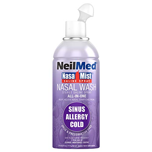 Neil Med Nasa Mist Multi Purpose Saline Spray All in One, 6.0 ounces Unit, Only $4.28