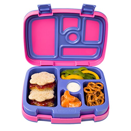 Bentgo Kids Brights – Leak-Proof, 5-Compartment Bento-Style Kids Lunch Box – Ideal Portion Sizes for Ages 3 to 7 – BPA-Free and Food-Safe Materials (Fuchsia), Only $19.99