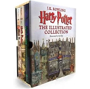 Harry Potter 哈利波特精装书 带插图版 1-3 $53.02 免运费