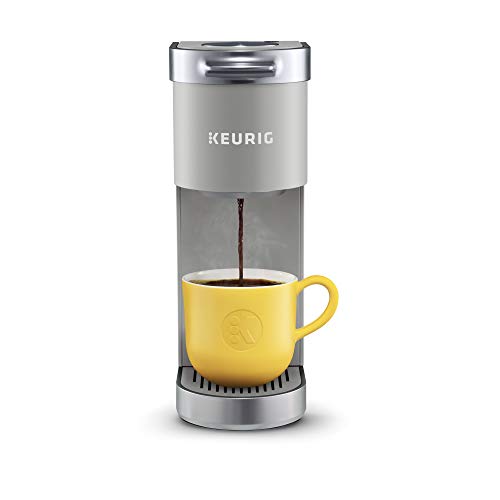 Keurig K-Mini Plus Coffee Maker, Single Serve K-Cup Pod Coffee Brewer, Comes With 6 to 12 oz. Brew Size, K-Cup Pod Storage, and Travel Mug Friendly, Studio Gray, Only $60.00