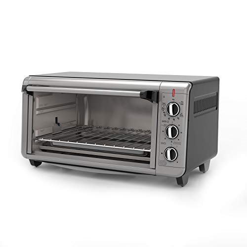 BLACK+DECKER TO3260XSBD Digital Extra-Wide Convection Oven, Stainless Steel $49.97