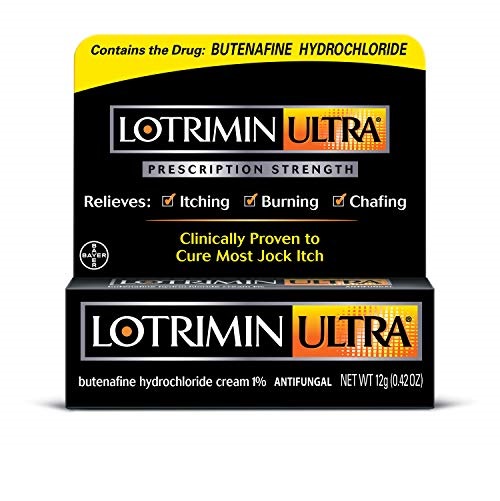 Lotrimin Ultra Antifungal Jock Itch Cream, Prescription Strength Butenafine Hydrochloride 1% Treatment, Clinically Proven to Cure Most Jock Itch, Cream, 0.42 Ounce,Pack of 1, Only $7.73