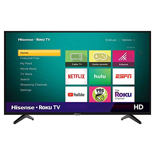 Hisense 32-Inch Class H4 Series LED Roku Smart TV with Alexa Compatibility (32H4F, 2020 Model), Only $129.99