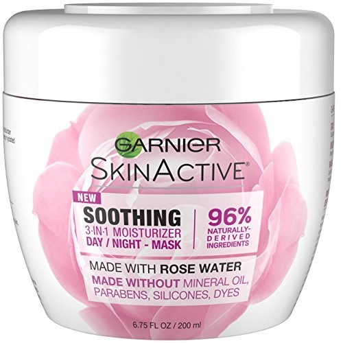 Garnier SkinActive 3-in-1 Face Moisturizer with Rose Water, 6.7 Fl Oz (Pack of 1), Only $5.12