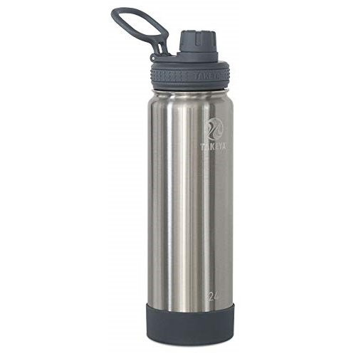 Takeya Actives Insulated Stainless Steel Water Bottle with Spout Lid, 24 oz, Only $17.26, You Save $15.73 (48%)