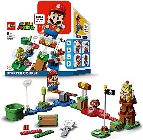 LEGO Super Mario Adventures with Mario Starter Course 71360 Building Kit, Interactive Set Featuring Mario, Bowser Jr. and Goomba Figures, New 2020 (231 Pieces), Only $47.99, You Save $12.00 (20%)