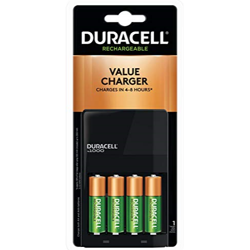 Duracell - Rechargeable AA Batteries - long lasting, all-purpose Double A battery for household and business - 4 count $8.67