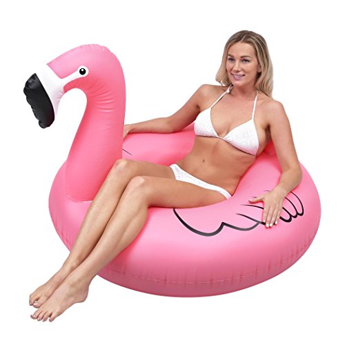 GoFloats Flamingo Pool Float Party Tube, Float In Style (for Adults and Kids), List Price is $22.99, Now Only $14.79