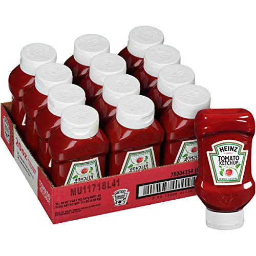 Heinz Ketchup Forever Full Inverted Bottle (20 oz, Pack of 12) $15.85