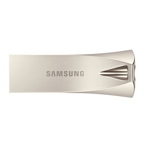 Samsung BAR Plus USB 3.1 Flash Drive 128GB - 300MB/s (MUF-128BE3/AM) - Champagne Silver, Only $11.99