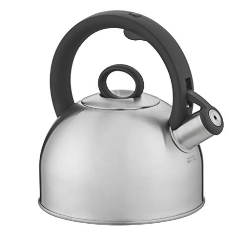 Cuisinart Aura, Silver Stainless Steel Stovetop Tea Kettle, 2 Qt, Only $16.80