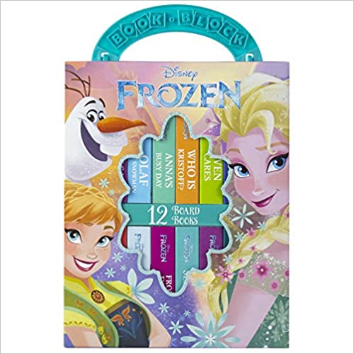史低價！速搶！Disney - Frozen My First Library Board Book Block 翻翻書 12本套裝 $5.00