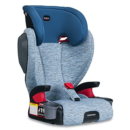 Britax Highpoint Highback Belt-Positioning Booster Car Seat | 3 Layer Impact Protection - 40 to 120 Pounds, Seaglass, Only $119.99, You Save $40.00 (25%)