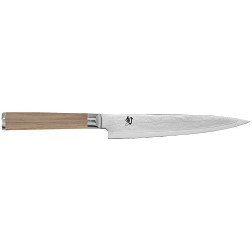 Shun Classic Blonde 6” Utility Knife, Blonde PakkaWood Handle, Full Tang VG-MAX Blade (DM0701W), Only $69.95