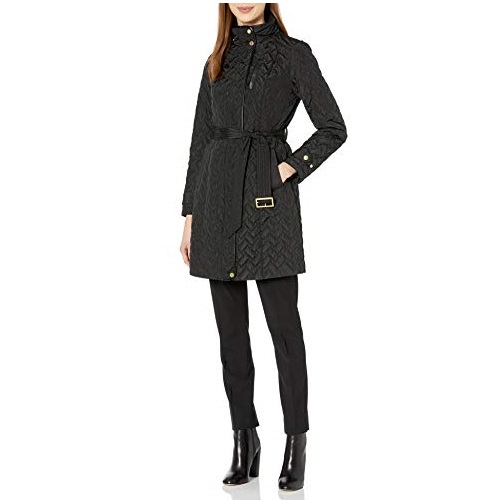 Cole Haan Women's Belted Quilted Jacket, Only $65.98