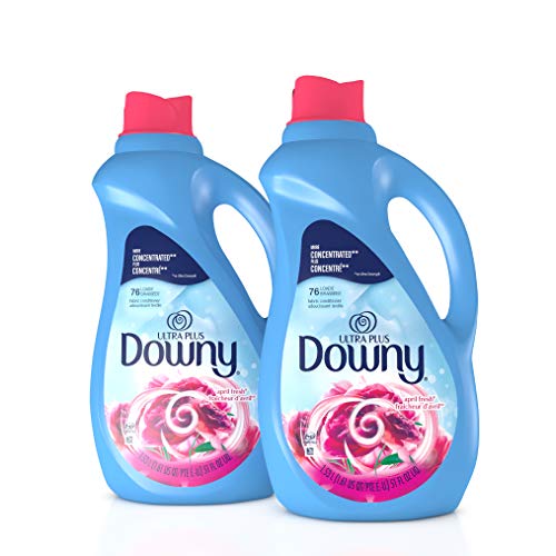 Downy Ultra Plus 液體衣物柔順劑， 51oz/瓶， 共2瓶， 點擊Coupon后 $10.12， 免運費