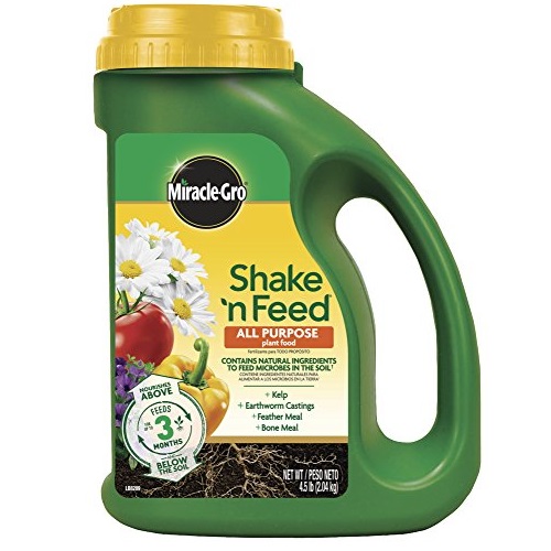 Miracle-Gro Shake 'N Feed All Purpose Plant Food, 4.5 lb., Only $9.98