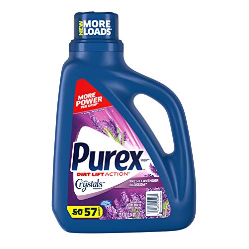 Purex Liquid Laundry Detergent with Crystals Fragrance, Fresh Lavender Blossom, 75 oz (50 loads), Only $4.25