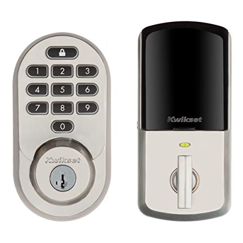 Kwikset 99380-001 Halo Wi-Fi Smart Lock Keyless Entry Electronic Keypad Deadbolt Featuring SmartKey Security, Satin Nickel, Only $153.53