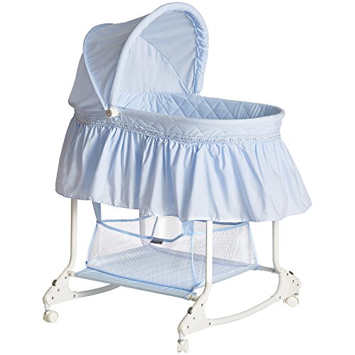Dream On Me Willow Bassinet, Sky Blue, Only $33.99