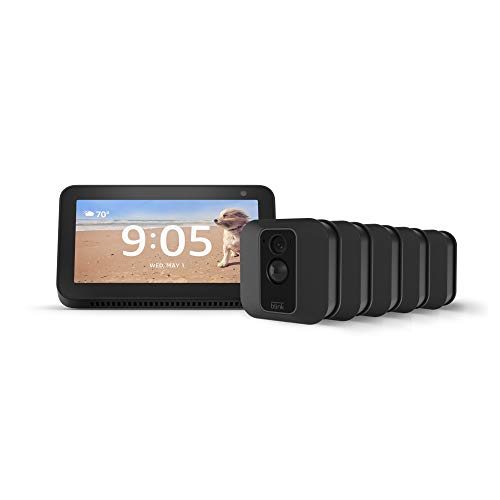 Echo Show 5 (Charcoal) with Blink XT2 Outdoor/Indoor Smart Security Camera - 5 camera kit $284.99