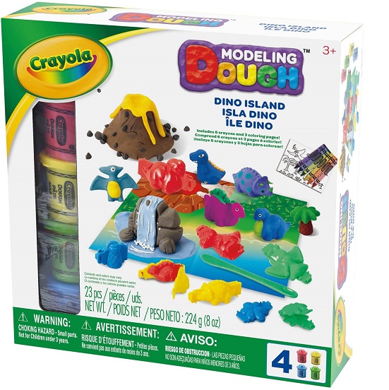 Crayola Modeling Dough Dino Island - 23 pieces, only $6.79