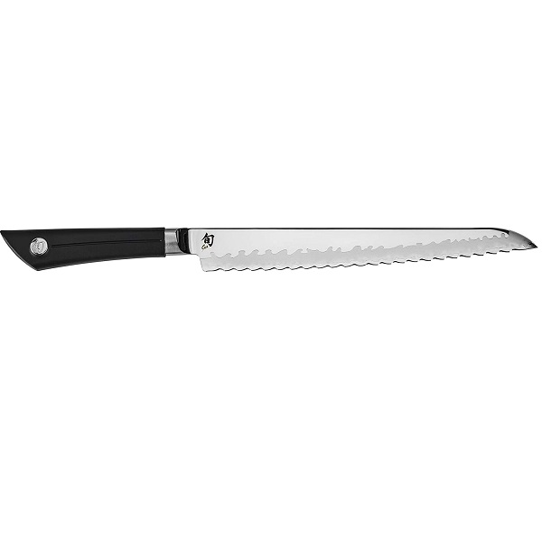 Shun Sora 9-inch Bread Knife with Traditional Japanese-Style Handle and Proprietary Composite Blade Technology; Serrated Edge Cuts Through Crust Without Damaging, Only $69.95
