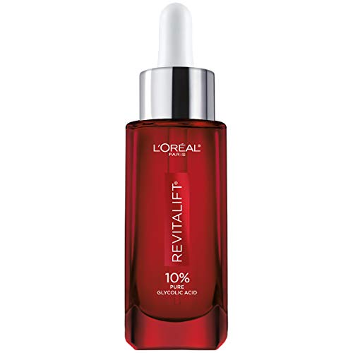 L'Oreal Paris Skincare 10% Pure Glycolic Acid Serum for Face from Revitalift Derm Intensives, Dark Spot Corrector, Even Tone, Reduce Wrinkles, Glycolic Acid Peel, , 1 Oz, Only $12.30