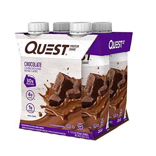 Quest Nutrition Ready to Drink Chocolate Protein Shake, High Protein, Low Carb, Gluten Free, Keto Friendly, 12Count, Only $14.64