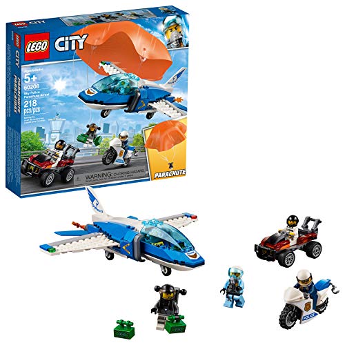 LEGO City Sky Police Parachute Arrest 60208 Building Kit (218 Pieces) $27.95