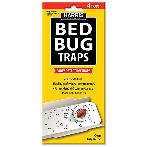 用於 床蟲探測！史低價！Harris Bed Bug 床蟲 捕獲 粘紙，4張，原價$8.55，現僅售$4.00