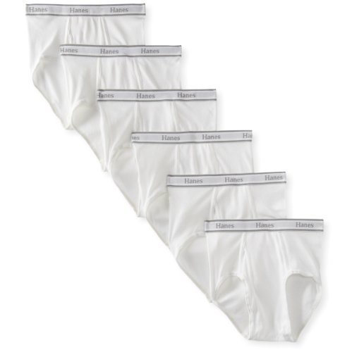 Hanes Men's 6-Pack FreshIQ Tagless Cotton Brief, Only $11.94