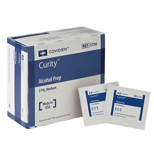 Covidien 5750 Curity Alcohol Prep, Sterile, Medium, 2-ply (Pack of 200), Only $5.73