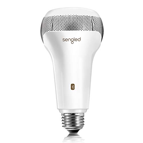 Sengled Solo Bluetooth JBL Speaker Light Bulb Dual Channel Dimmable LED Light Bulb App Controlled 45W Equivalent E26 Smart Timing Music Bulb, Compatible with Alexa  Only $17.99