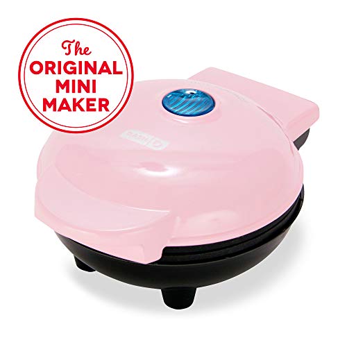 Dash DMS001PK Mini Maker Electric Round Griddle for Individual Pancakes, Cookies, Eggs & other on the go Breakfast, Lunch & Snacks with Indicator Light + Included Recipe Book - Pink, Only $9.99