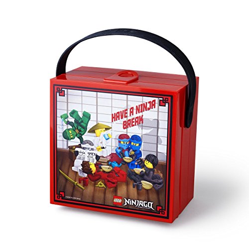 LEGO Ninjago Lunchbox with Handle Bright Red, Only $5.76, You Save $9.23 (62%)