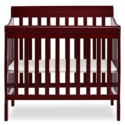 Dream On Me, Aden 4-in-1 Convertible Mini Crib, Cherry, Only $114.99, You Save $51.68 (31%)