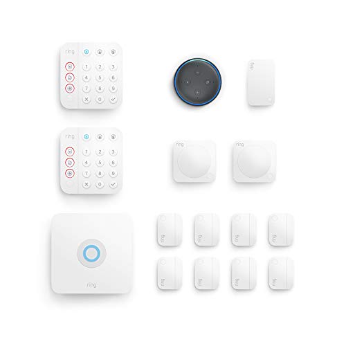 Ring 家庭安保系统14件套 第二代 + Echo Dot第三代套装 $199.99 免运费