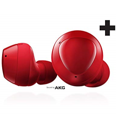 Samsung Galaxy Buds+ Plus, True Wireless Earbuds (Wireless Charging Case included), Red – US Version $114.00