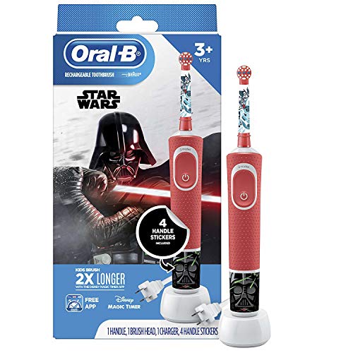 Oral-B Kids Electric Toothbrush featuring Star Wars, for Kids 3+, 14-Inch, Only $26.56