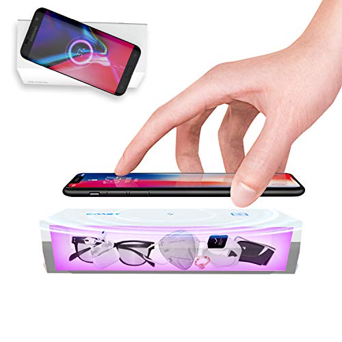 Cahot Fast UV Light Sanitizer Box, Portable UVC Light Sanitizer, Wireless Charging for Smart Phone with Aroma Diffuser, discounted price only $29.99