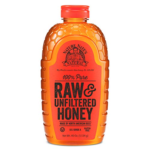 Nature Nate’s 100% Pure, Raw & Unfiltered Honey; 40oz. Squeeze Bottle; Award-Winning Taste, Only $8.48