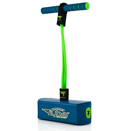 Flybar My First Foam Pogo Jumper for Kids Fun and Safe Pogo Stick, Durable Foam and Bungee Jumper for Ages 3 and up Toddler Toys, Supports up to 250lbs (Blue), Only $12.99