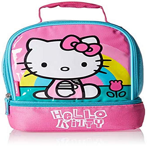 Thermos Kids Lunch Bag Insulated Lunch Bag For Kids School Hello Kitty Dual Compartment Lunch Kit, Only $5.50