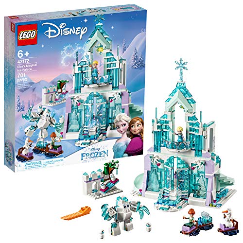 LEGO Disney Princess Elsa's Magical Ice Palace 43172 Toy Castle Building Kit with Mini Dolls, Castle Playset with Popular Frozen Characters including Elsa, Olaf, (701 Pieces), Only $59.99